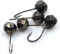 Мормышка ЯМАН шар с отверстием, bn, d 6, гран., вес 1.2 г, 5 шт Я-МР0121