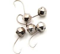 Мормышка ЯМАН шар с отверстием, nl, d 6, гран., вес 1.2 г, 5 шт Я-МР0118