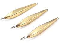 Вертикальная блесна ЯМАН булава, размер 60 мм, вес 10.7 г, цвет латунь, 3 шт. Я-БВ176