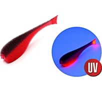 Поролоновая рыбка ЯМАН с силиконовой вставкой, р. 105 мм, цвет 24 uv, 5 шт. Y-PS105-24