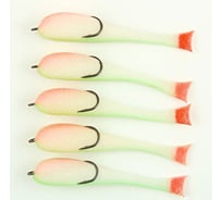 Поролоновая рыбка ЯМАН на двойнике, р. 110 мм, цвет 23 uv, 5 шт. Y-P110-23