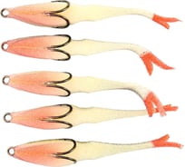 Поролоновая рыбка ЯМАН devious minnow на двойнике, р. 120 мм, цвет 18 uv, 5 шт. Y-DM120-18