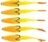 Поролоновая рыбка ЯМАН devious minnow на двойнике, р. 105 мм, цвет 21 uv, 5 шт. Y-DM105-21 2