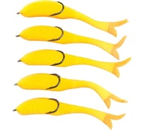 Поролоновая рыбка ЯМАН devious minnow на двойнике, р. 105 мм, цвет 20 uv, 5 шт. Y-DM105-20