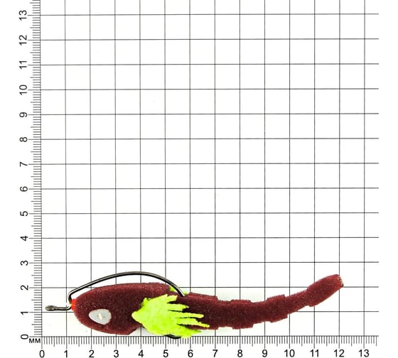 Поролоновая приманка ЯМАН water troll merman на офсетном крючке №4/0, р. 110 мм, цвет 108, 3 шт. Y-WTM110-108