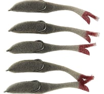 Поролоновая рыбка ЯМАН devious minnow на двойнике, р. 90 мм, цвет 14, 5 шт. Y-DM90-14