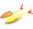 Поролоновая рыбка ЯМАН devious minnow на двойнике, р. 105 мм, цвет 16 uv, 5 шт. Y-DM105-16 1