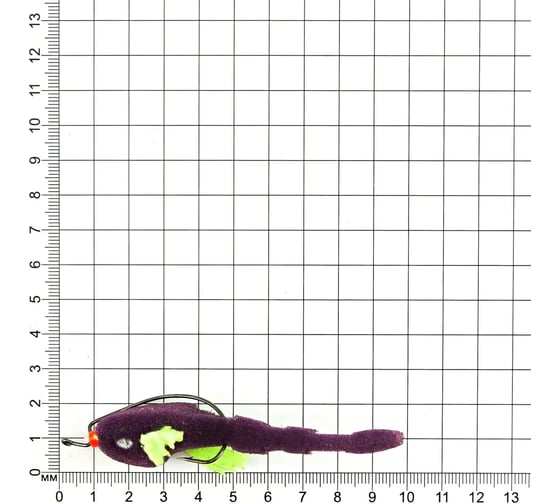 Поролоновая приманка ЯМАН water troll merman на офсетном крючке №3/0, р. 90 мм, цвет 107, 3 шт. Y-WTM90-107