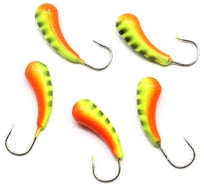 Вольфрамовая мормышка ЯМАН уралка с отверстием, р.3, вес 0.56, аргиана, 5 шт Я-МР2282