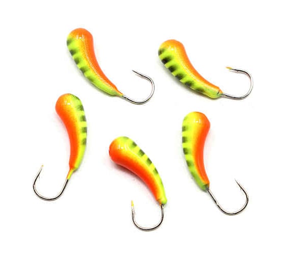 Вольфрамовая мормышка ЯМАН уралка с отверстием, р.3, вес 0.56, аргиана, 5 шт Я-МР2282 1