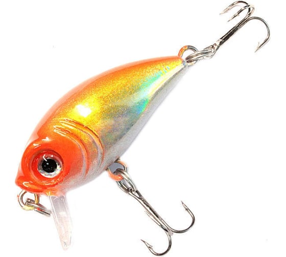 Воблер Namazu waterfly, l-40мм, 2.8г, кренк, плавающий, 0-1.0м, цвет 10 N29-40-10