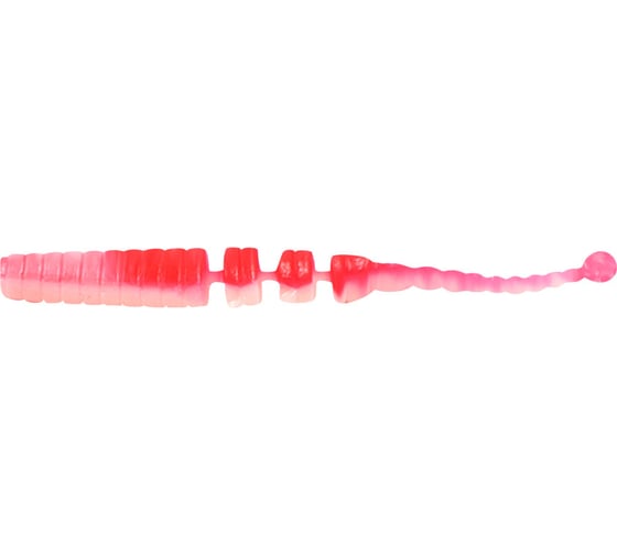 Слаг ЯМАН pro dasty, р.1,7 inch, цвет n27 - red white, 10 шт. YP-D17-27 1