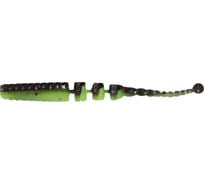 Слаг ЯМАН pro dasty, р.1,7 inch, цвет n32 - black red flake/chartreuse, 10 шт. YP-D17-32