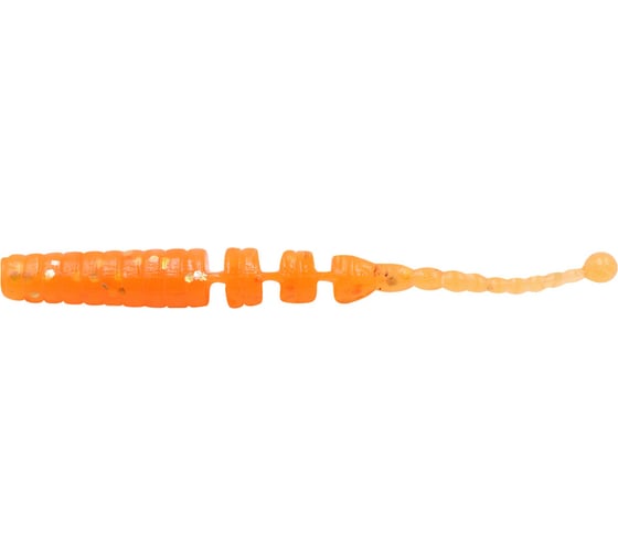 Слаг ЯМАН pro dasty, р.0,9 inch, цвет n03 - carrot gold flake, 15 шт. YP-D09-03