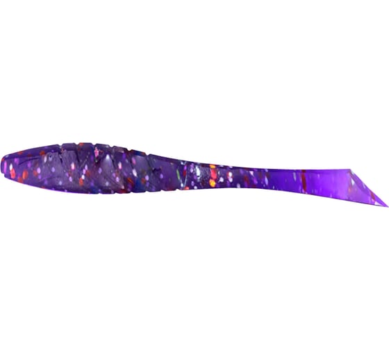 Слаг ЯМАН pro devos fry, р.1,6 inch, цвет n08 - violet,10шт. YP-DF16-08