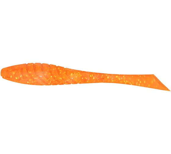 Слаг ЯМАН pro devos fry, р.1,6 inch, цвет n03 - carrot gold flake,10шт. YP-DF16-03