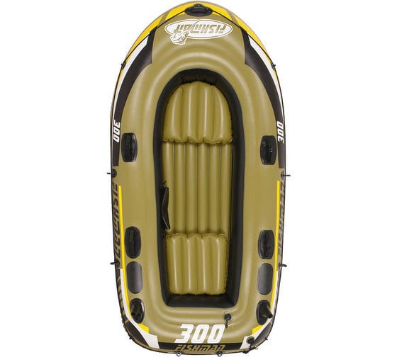Надувная лодка с веслами и насосом JILONG FISHMAN 300SET 252х125х40см JL007208-1N