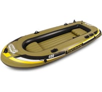 Надувная лодка с алюминиевыми веслами и насосом JILONG FISHMAN 400SET 340х142х48см JL007210-1N