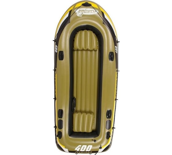 Надувная лодка с алюминиевыми веслами и насосом JILONG FISHMAN 400SET 340х142х48см JL007210-1N