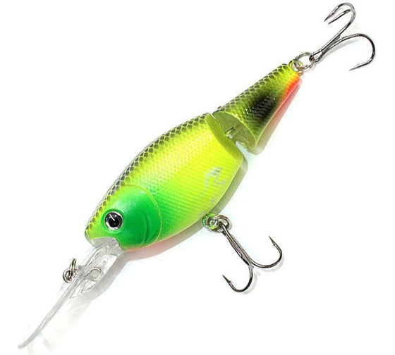 Воблер Namazu jointed zun shad, l-105 мм, 12.3г, кренк, составной, плавающий, 0.5-2.5м, цвет 6 N37-105-6