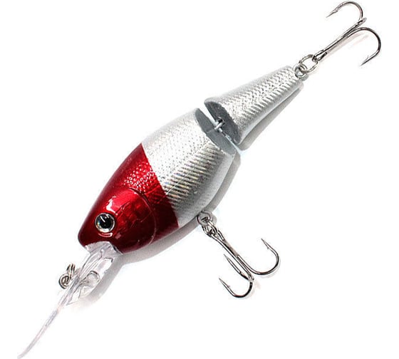 Воблер Namazu jointed zun shad, l-105 мм, 12.3г, кренк, составной, плавающий, 0.5-2.5м, цвет 2 N37-105-2 1