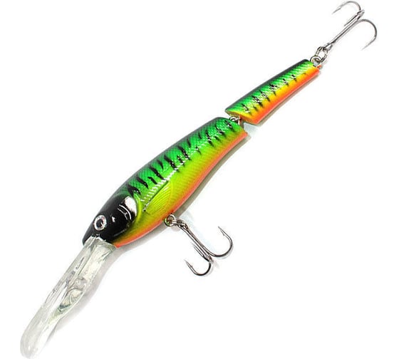Воблер Namazu jointed zun minnow, l-130 мм, 12.5г, минноу, составной, плавающий, 0.5-2.5 м, цвет 4 N39-130-4 1