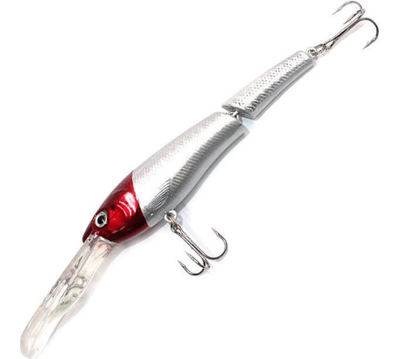 Воблер Namazu jointed zun minnow, l-130 мм, 12.5г, минноу, составной, плавающий, 0.5-2.5 м, цвет 2 N39-130-2