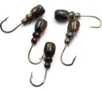 Мормышка ЯМАН немка с отверстием, bn, вес 0.8 г, 5 шт Я-МР0021