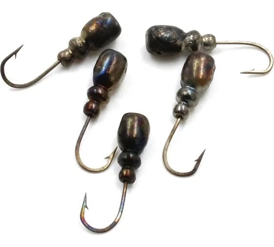 Мормышка ЯМАН немка с отверстием, bn, вес 0.8 г, 5 шт Я-МР0021 1