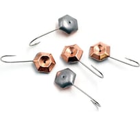 Паяная мормышка ЯМАН кристалл с лыской, вес 0,52 г, медь, 5 шт Я-МРЛ187