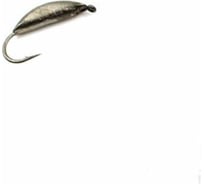 Мормышка ЯМАН вольфсупер банан с ушком, р. 2.2, вес 0.50 г, черный никель, 5 шт Я-МР0428