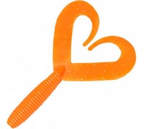 Твистер ЯМАН pro loop-two, р.4 inch, цвет n03 - carrot gold flake, 5 шт. YP-LT4-03