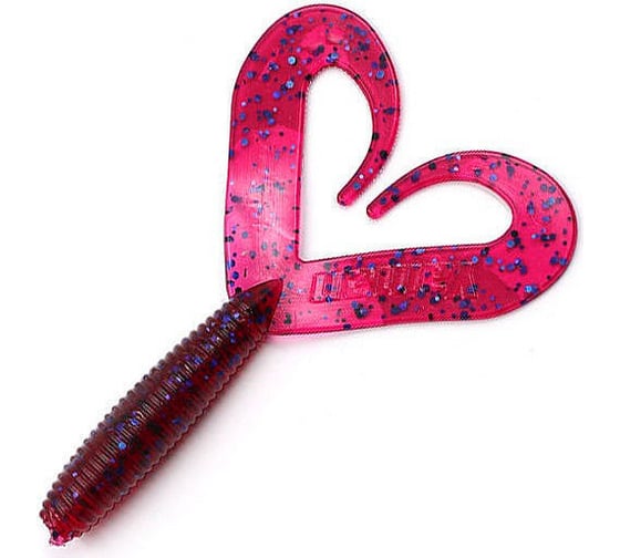 Твистер ЯМАН pro loop-two, р.4 inch, цвет n04 - grape, 5 шт. YP-LT4-04 1