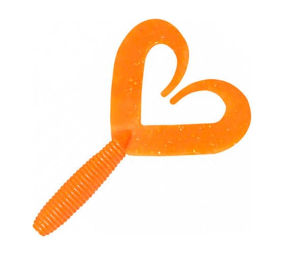 Твистер ЯМАН pro loop-two, р.2 inch, цвет n03 - carrot gold flake, 10 шт. YP-LT2-03 1