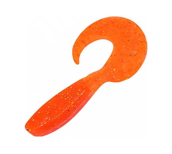 Твистер ЯМАН pro mermaid tail, р.3 inch, цвет n03 - carrot gold flake, 10 шт. YP-MT3-03