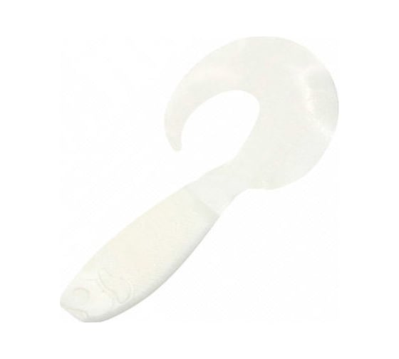 Твистер ЯМАН pro mermaid tail, р.3 inch, цвет n01 - white, 10 шт. YP-MT3-01 1