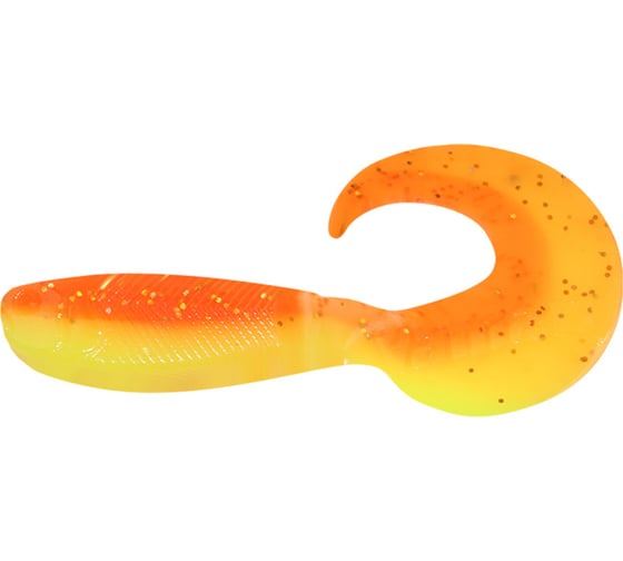 Твистер ЯМАН pro mermaid tail, р.3 inch, цвет n25 - sunshine, 10 шт. YP-MT3-25