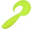 Твистер ЯМАН pro mermaid tail, р.3 inch, цвет n02 - chartreuse, 10 шт. YP-MT3-02 1