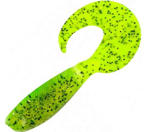 Твистер ЯМАН pro mermaid tail, р.3 inch, цвет n10 - green pepper, 10 шт. YP-MT3-10