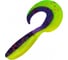 Твистер ЯМАН pro mermaid tail, р.3 inch, цвет n26 - violet chartreuse, 10 шт. YP-MT3-26 1