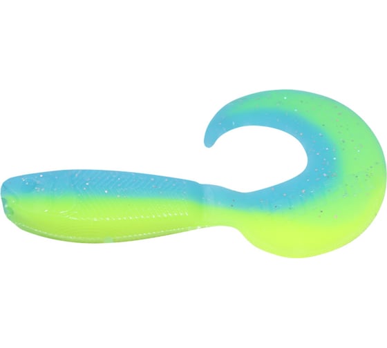 Твистер ЯМАН pro mermaid tail, р.3 inch, цвет n18 - ice chartreuse, 10 шт. YP-MT3-18
