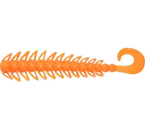 Твистер ЯМАН pro ruff, р.4 inch, цвет n03 - carrot gold flake, 5 шт. YP-R4-03 1
