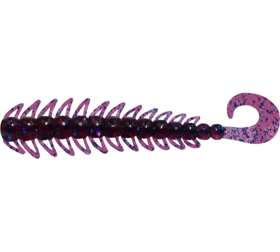 Твистер ЯМАН pro ruff, р.4 inch, цвет n04 - grape, 5 шт. YP-R4-04 1