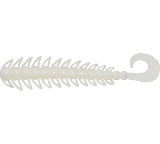 Твистер ЯМАН pro ruff, р.3 inch, цвет n01 - white, 10 шт. YP-R3-01