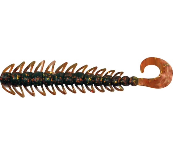 Твистер ЯМАН pro ruff, р.5 inch, цвет n09 - motor oil, 5 шт. YP-R5-09 1