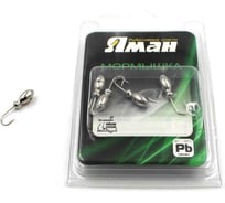 Мормышка ЯМАН щелкун с отверстием, nl, вес 0.5 г, 5 шт Я-МР0033