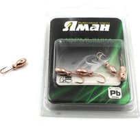 Мормышка ЯМАН щелкун с отверстием, copper plated, вес 0.5 г, 5 шт Я-МР0032