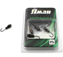 Мормышка ЯМАН щелкун с отверстием, bn, вес 0.5 г, 5 шт Я-МР0036