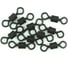 Вертлюг Namazu pro rolling ribbed swivel, латунь, carbon, р. 1, test-60 кг, 10 шт NP-FT-RRS1C 1