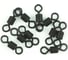 Вертлюг Namazu pro rolling ribbed swivel, латунь, carbon, р. 2, test-43 кг, 10 шт NP-FT-RRS2C 1